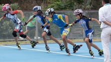 Imagem de 300 Atletas no Torneio Internacional de patinagem de velocidade (Vídeo)