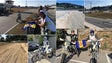 Imagem de Pilotos madeirenses em ação nas supermotos, no kartódromo de Baltar, no Porto
