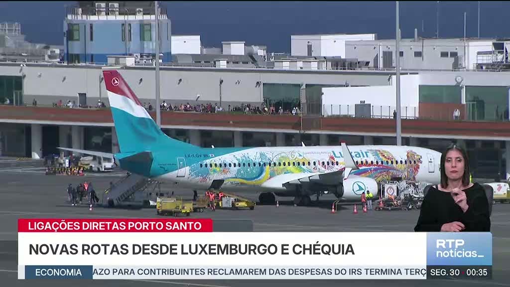 Imagem de Novas Rotas. Luxemburgo e Praga com ligações diretas ao Porto Santo