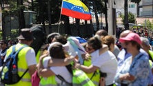 Imagem de Venezuelanos em Fátima para pedir paz no seu país