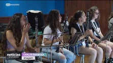 37 jovens músicos reunidos no centro de férias do Inatel do Santo da Serra (vídeo)