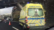 Imagem de Acidente em Câmara de Lobos provoca danos em viatura