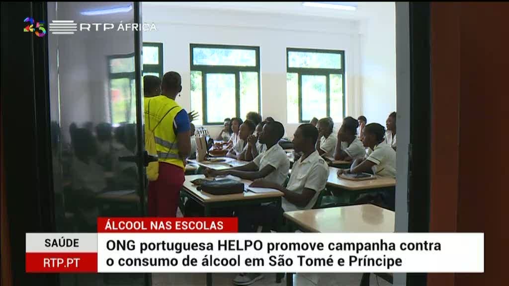 São Tomé e Príncipe. Lançada campanha de combate ao consumo de álcool nas escolas