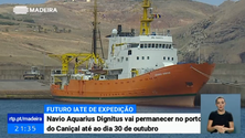 Imagem de Navio Aquarius Dignitus está na Madeira (Vídeo)