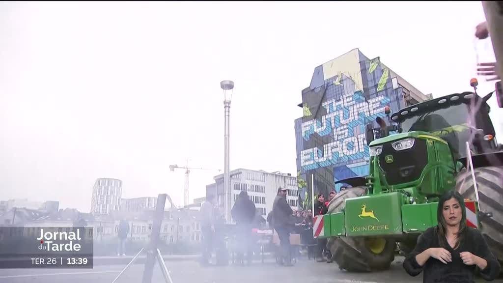 Agricultores voltam a protestar em Bruxelas