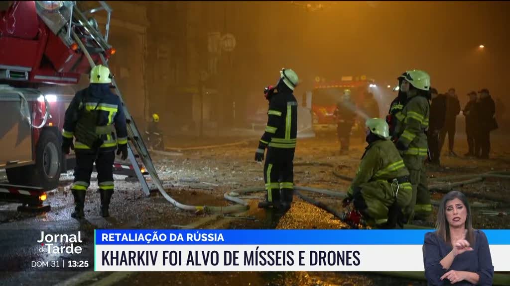 Ucrânia volta a ser alvo de mísseis e drones russos