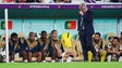 Imagem de Jogadores desolados com eliminação de Portugal