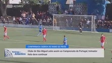 Futebol: presidente do Rabo de Peixe aliviado com a subida de divisão (Vídeo)