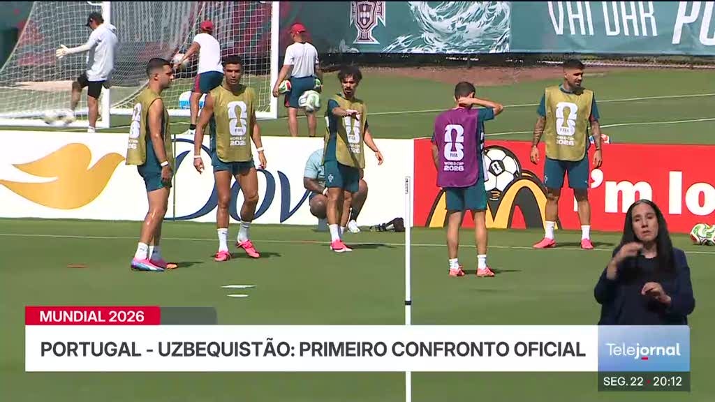 Rúben Dias de regresso, Tomás Araújo falha jogo com Uzbequistão