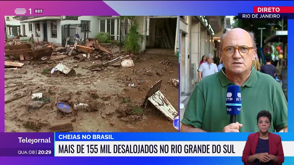 No Brasil, há grande preocupação com subida do nível das águas
