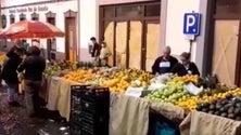 Frutas e legumes no Mercado (vídeo)