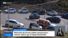 Imagem de Pico do Arieiro com trânsito caótico (vídeo)