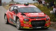 Imagem de José Pedro Fontes no rali do Faial com o Citroen C3 R5