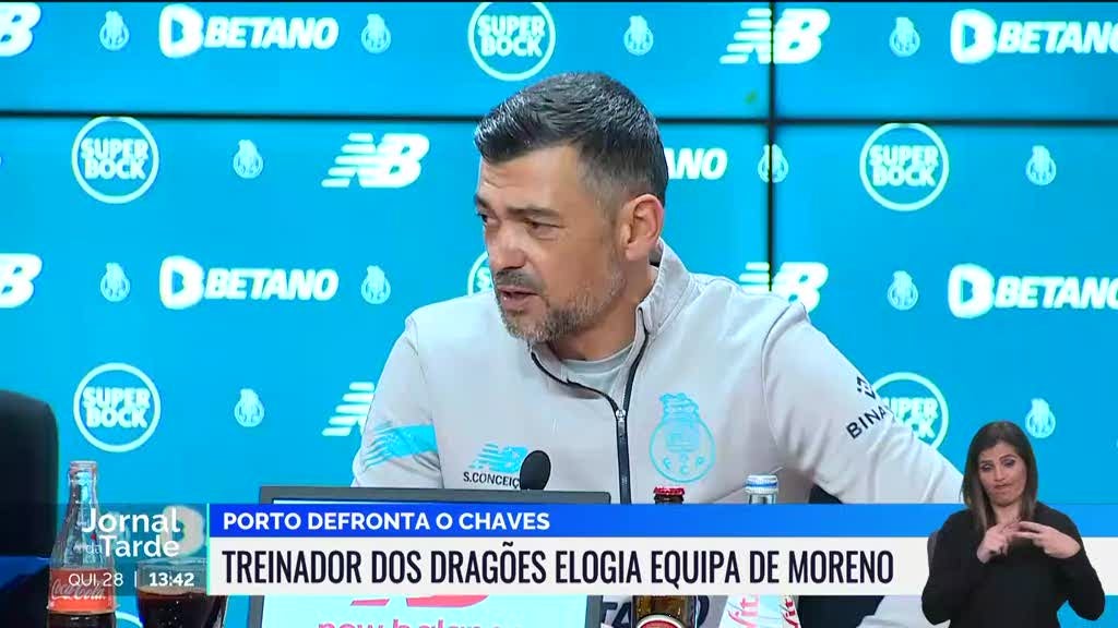 Sérgio Conceição elogia treinador do Chaves