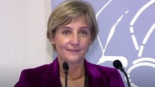 Imagem de Ministra da Saúde emocionou-se ao falar da luta contra a pandemia