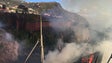 Imagem de Incêndio numa zona de mato no Arco da Calheta