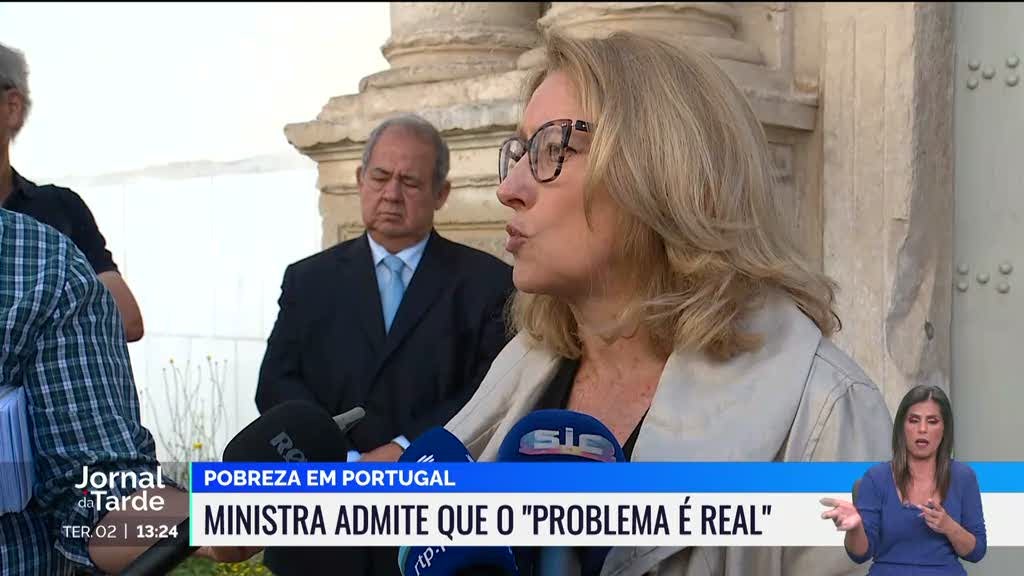 Ministra do Trabalho e da Segurança Social diz que pobreza é problema real