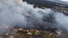 Imagens de drone mostram a situação na Calheta (vídeo)