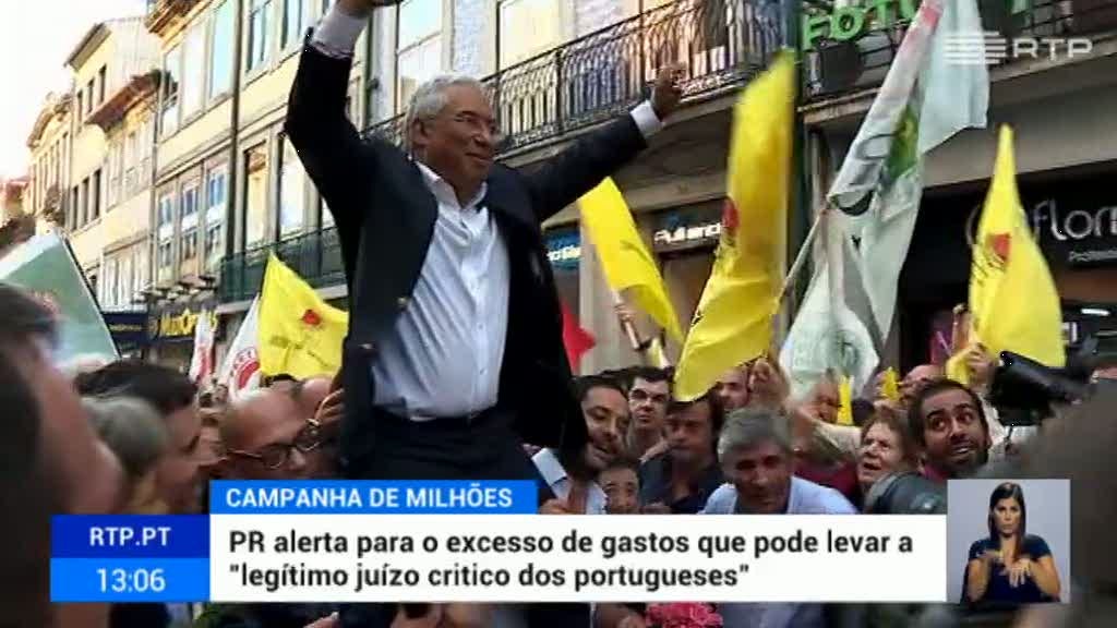 Presidente pede cuidado nos gastos da campanha para legislativas