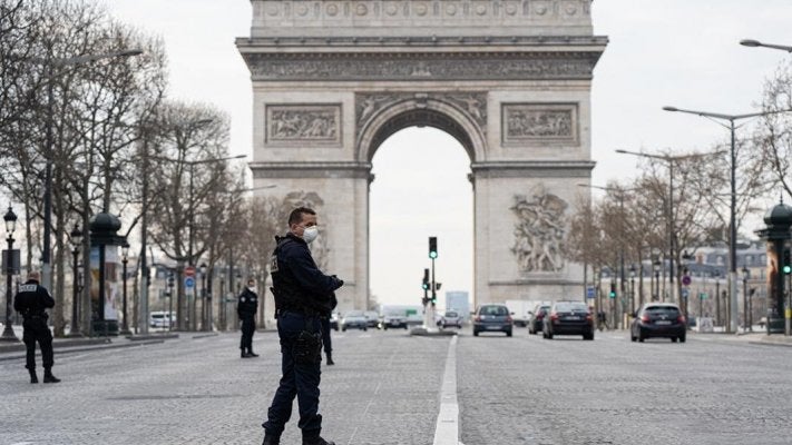 França com 70 mortes por Covid-19 em 24 horas