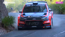 Imagem de Bruno Magalhães esteve esta segunda-feira na estrada a trabalhar as suspensões do Hyundai i20 R5 (Vídeo)