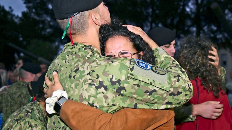 Imagem de Militares portugueses regressam da Roménia após seis meses de missão da NATO