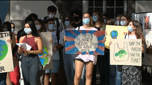 Imagem de Manifestação alerta para as alterações climáticas (vídeo)