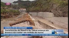 Ribeira da Tabua com obras de recuperação