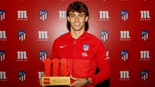 Imagem de João Félix é eleito o melhor futebolista da época no Atlético de Madrid