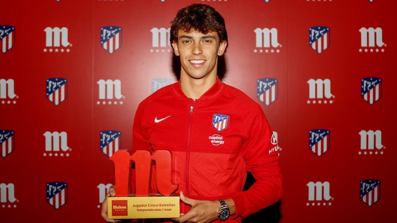 Imagem de João Félix é eleito o melhor futebolista da época no Atlético de Madrid