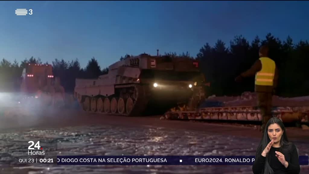 Tanques Leopard 2 prometidos pela Noruega já chegaram à Ucrânia