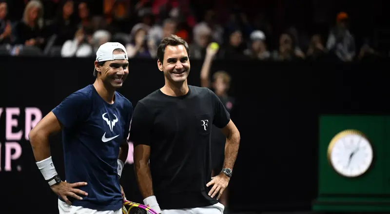 Federer encerra hoje a sua histórica carreira ao lado do seu maior rival