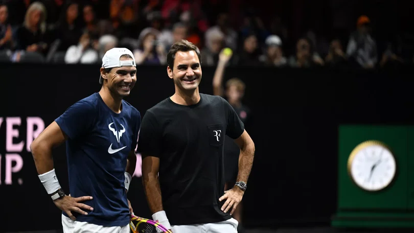 Imagem de Federer encerra hoje a sua histórica carreira ao lado do seu maior rival