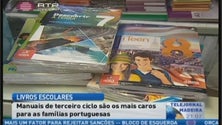 Livros escolares do 3º ciclo são os mais caros (Vídeo)