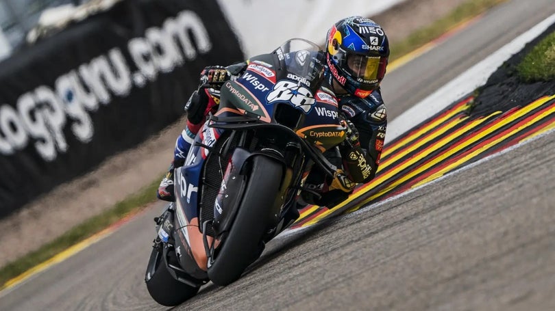 Imagem de Miguel Oliveira em 16.º na corrida sprint do GP da Alemanha