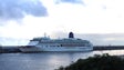 Porto do Funchal recebe o transatlântico «Aurora»
