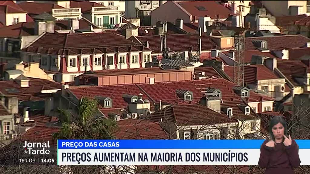 Preço médio das casas vendidas em Portugal voltou a aumentar