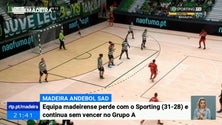 Madeira Andebol SAD continua sem vencer