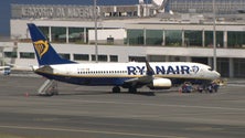 Imagem de Avião da Ryanair ficou retido na Madeira (vídeo)