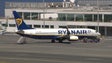 Imagem de Avião da Ryanair ficou retido na Madeira (vídeo)