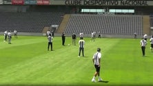 Imagem de Nacional festeja regresso à I Liga no relvado do Estádio da Madeira (Áudio)