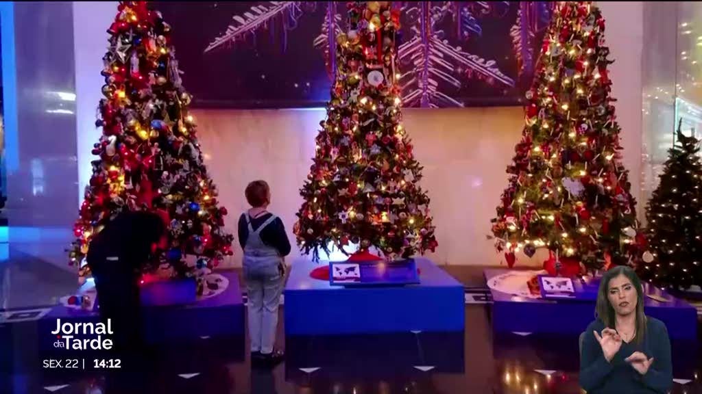Árvore de Natal de 15 metros de altura é um dos destaques de exposição em Chicago