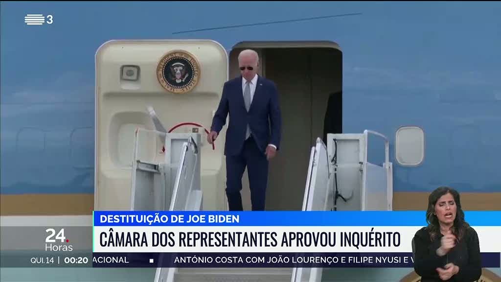 Destituição de Joe Biden. Câmara dos Representantes aprovou inquérito