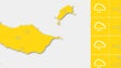 Madeira sob Aviso Amarelo devido à previsão de chuva forte