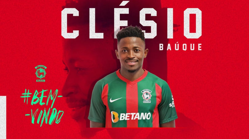 Clésio Baúque é o mais recente reforço do Marítimo