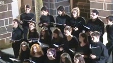 Imagem de Coro do Conservatório de Ponta Delgada atua em Santa Maria (Vídeo)