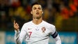 Imagem de Poker de Cristiano Ronaldo na goleada sobre a Lituânia