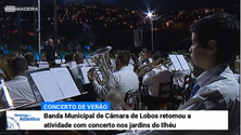 Imagem de Banda Municipal de Câmara de Lobos protagonizou concerto nos jardins do Ilhéu (Vídeo)