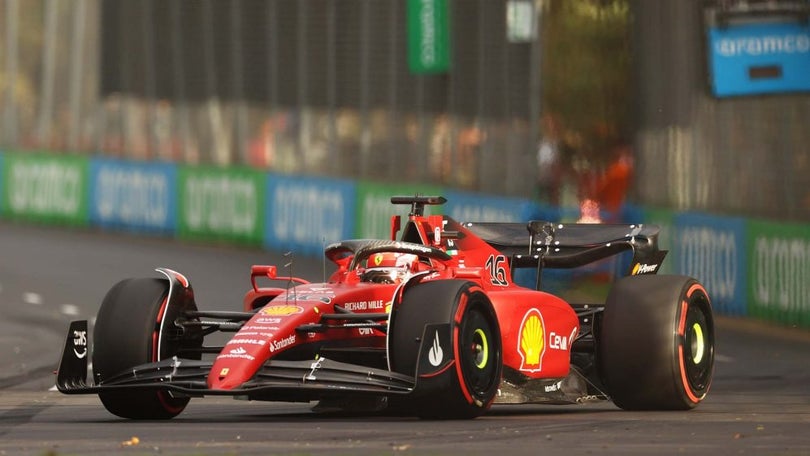 Leclerc e a Ferrari dominam na Austrália