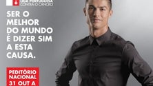 Imagem de Cristiano Ronaldo volta a ser o embaixador da campanha da Liga Portuguesa Contra o Cancro